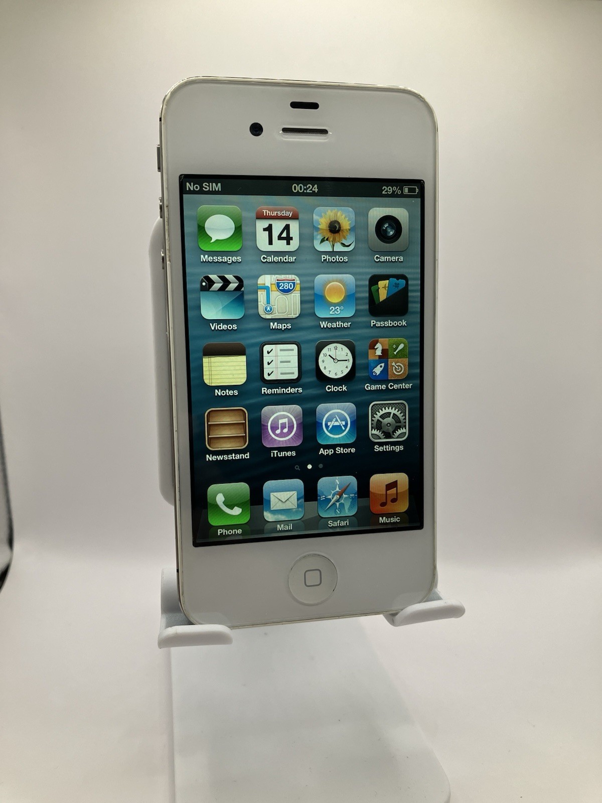 Apple iPhone 4s 16GB White Vodafone A1387 Smartphone iOS 6.1.3 Grade B (27)
