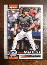 2026 Topps Series 1 Baseball #214 Nolan McLean New York Mets RC