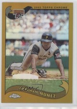 2002 Topps Chrome Gold Refractor Abraham Nunez #582 19bs