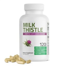 Milk Thistle 1000mg Silymarin Root Liver Support- 120 Softgels