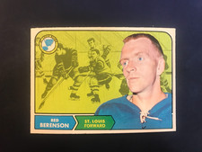 1968-69 O-Pee-Chee Hockey - Red Berenson #114 - St. Louis Blues