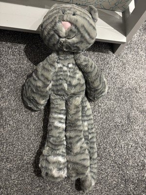 Jellycat Merryday Grey Tabby Cat Kitten Soft Plush Cuddly Toy New