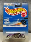 Hot Wheels VTG 1997 First Editions #9/12 Purple "SCORCHIN' SCOOTER"  New on Card
