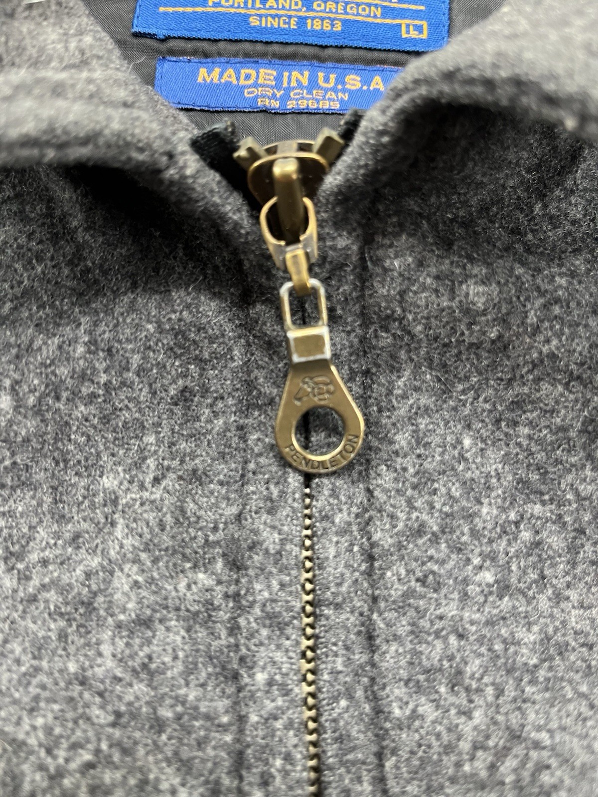 Pendleton Jacket Men Large Gray Lined Thisulated … - image 13