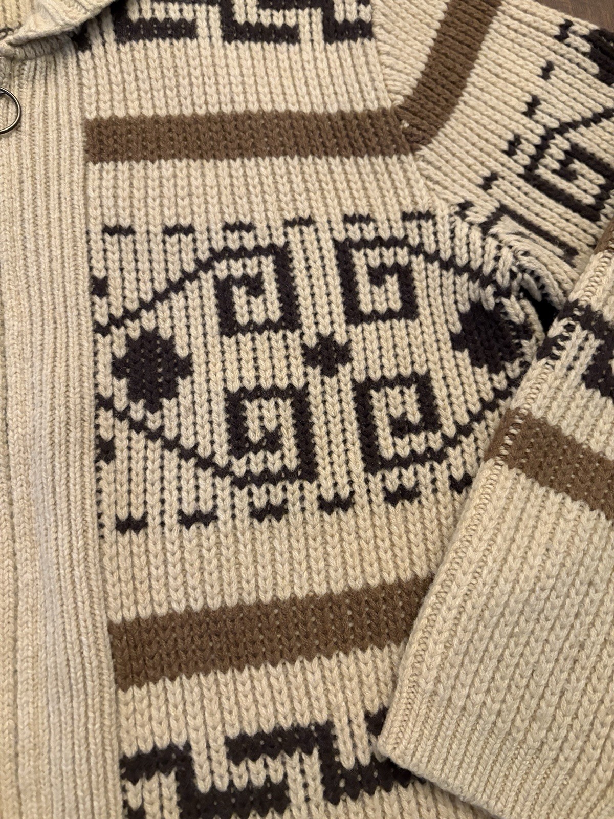 Pendleton Westerly Wool Cardigan Big Lebowski the… - image 2