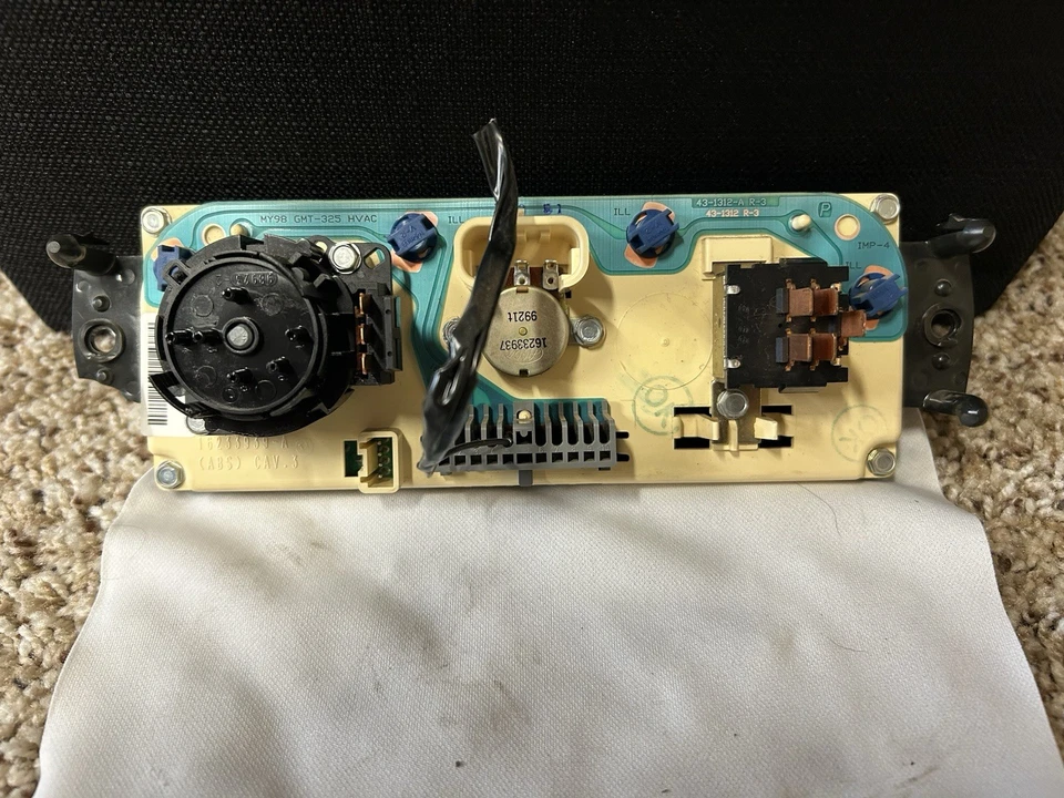 ✅ 98-05 S10 BLAZER JIMMY SONOMA CALENTADOR INTERRUPTOR DE CONTROL DE CLIMA con CONGELACIÓN OEM Foto 2 de 4