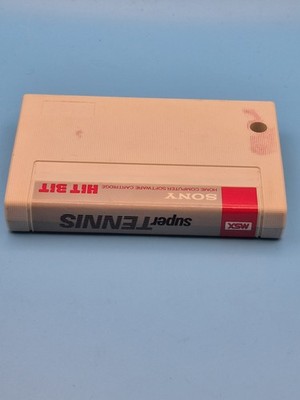 SUPER TENNIS MSX MSX2 Sony Hit Bit HBS-G022C Cartucho Cartridge 