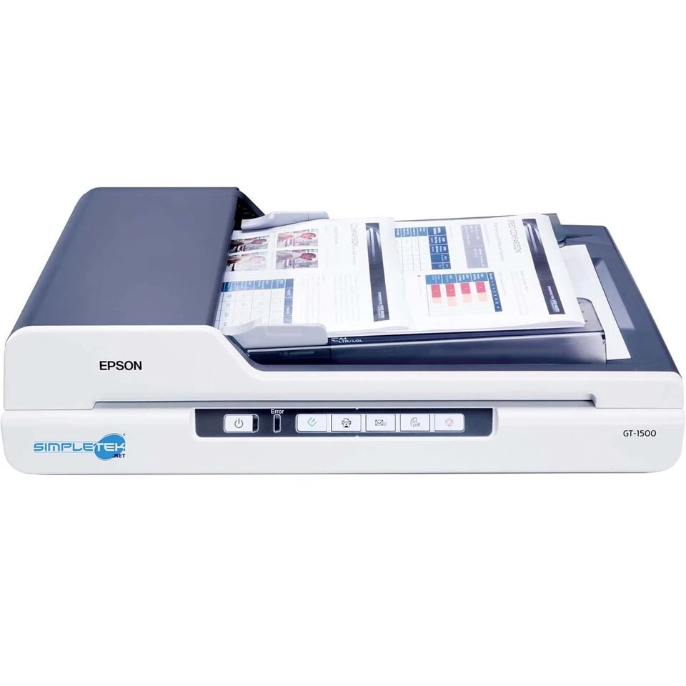 Epson Workforce GT-1500 Scanner With ADF Flatbed USB - Image 2 of 4