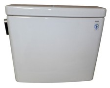 Toto ST746EMA 01 Drake Dual Flush Toilet Tank Only Left Hand Lever Cotton