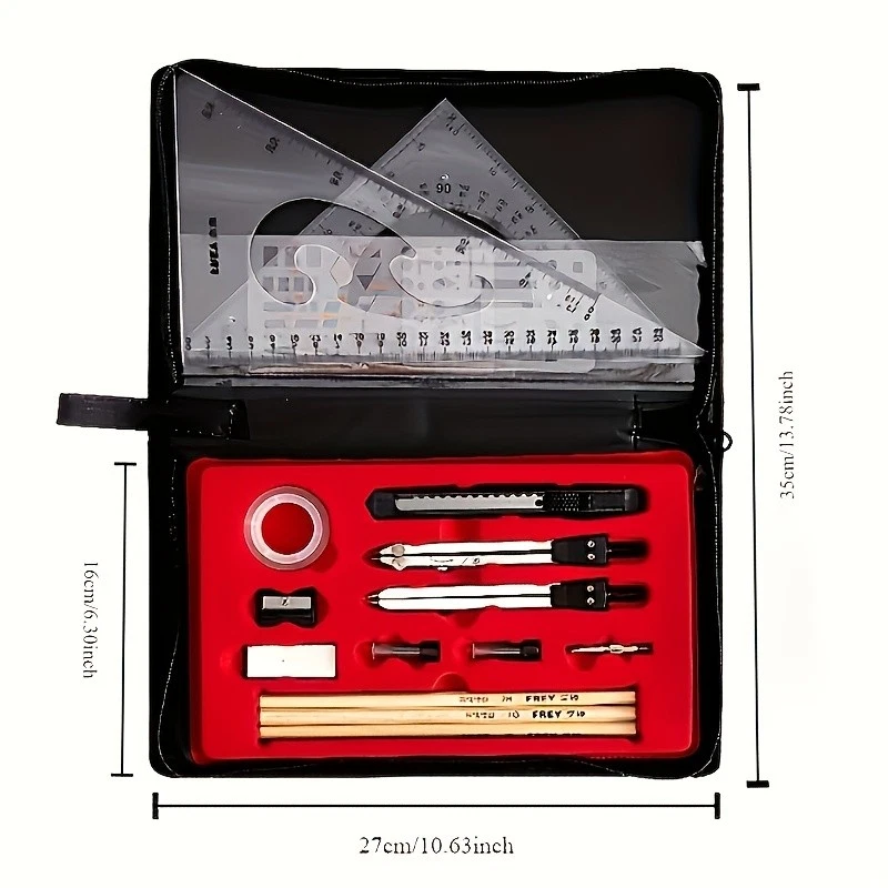 High Quality Professional Drawing Set Suitable fit Architects Engineers Students - Image 2 of 4