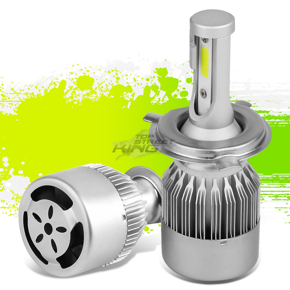 hid屋　h4 6500k H4 6000K White Bi-Xenon HID Bulb 35W Headlight Replacement