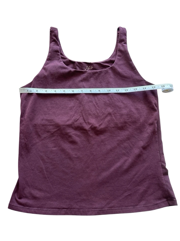 J.Jill женщин темно-бордовый идеальный полка бюстгальтер бак средний резинке мягкая капсула гардероб - Изображение 3 из 4