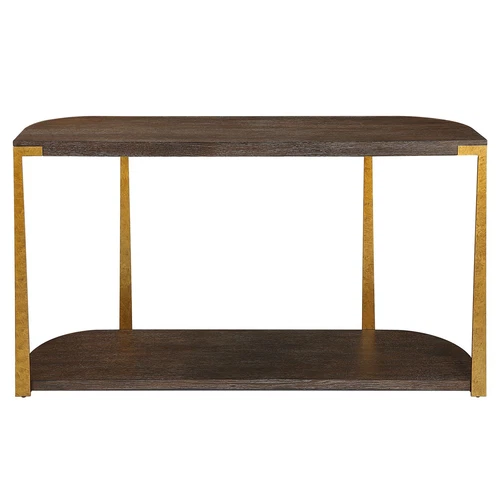 Uttermost Palisade Wood Console Table - Picture 3 of 6