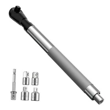 /2" Offset Extension Wrench, Impact Ratchet Extender for Electric 1 Silver