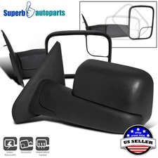 Fits 2002-2008 Ram 1500 Power Heated Towing Fold Out Mirrors 2003-2009/2500 3500