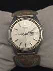 Seiko Automatic 36mm Silver Day/Date Dial Mens Watch 7006-8007