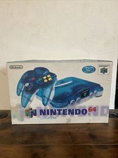 NEW Nintendo 64 Clear BLUE Console N64 Japan Excellent