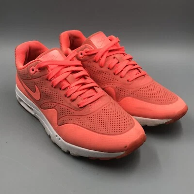 Nike WMNS Air Max 1 Ultra Moire Größe 40 Orangerot/Neon-Pink Weiß Damen Sneaker - Bild 1 von 4