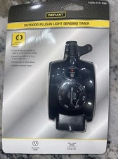 Defiant 15 Amp 24-Hour Outdoor Plug-In Mechanical Dusk-Dawn Countdown Timer NEW!