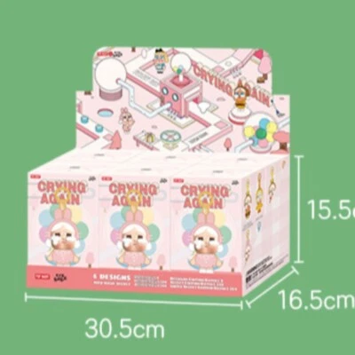 Full Set of 6 POP MART CRYBABY Crying Again Series Plush Blind Box 
