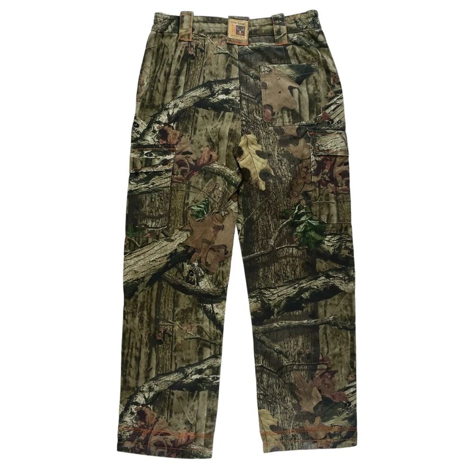 全新无标签 Red Head Silent Hide Camo 工装裤 青少年 XL 强化膝部 Strata Hunt — 第 3/4 张图片