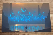 Daze Trading Card Game Playmat TCG CCG Mat Free Bag