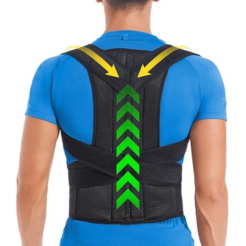 Posture Corrector - Enhanced Shoulder Support & Upper Back Pain Relief (Adults) - Picture 10 of 19