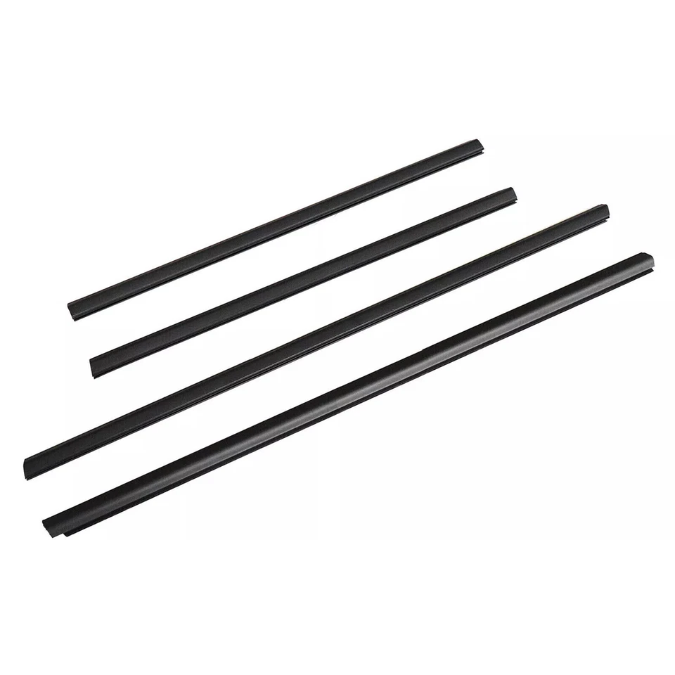 For 2009-2013 Honda Fit Jazz 4pcs Door Belt Weather Strip Molding Seal AU - image 4 of 4