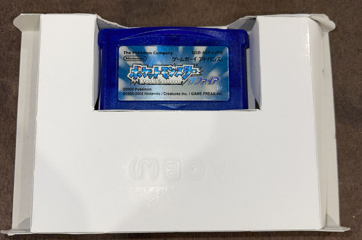 Nintendo Pokémon Sapphire- Japanese Version; Complete In Box Nintendo Pokémon Sapphire- Japanese Version; Complete In Box