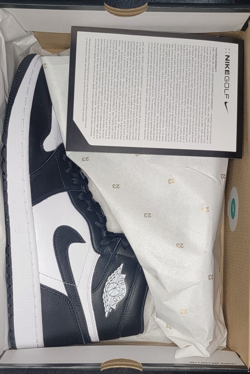 Nike Air Jordan 1 High G Panda Golf Shoes White Black DQ0660 Nike Air Jordan 1 High G Panda Golf Shoes White Black DQ0660