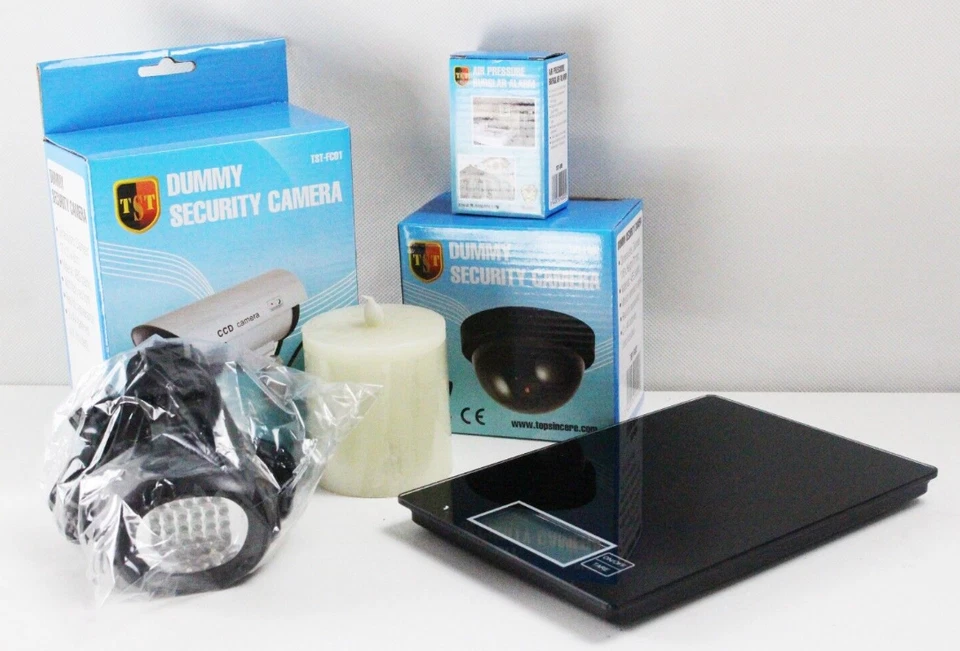 Box Paket Restposten Sonderposten Technik LED Kopflampe Waage Ware 7 Teile - NEU