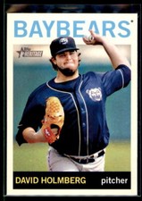 2013 Topps Heritage Minors  David Holmberg  #135 Mobile BayBears