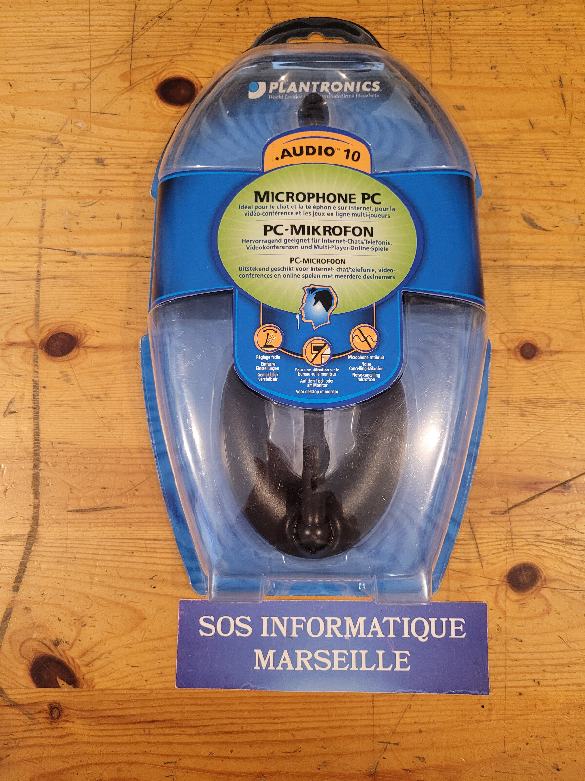 Microphone antibruit Plantronics Audio 10 pour jeux et X-Box