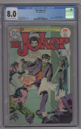 THE JOKER #1-9 DC FULL RUN 1975 Dick Giordano Batman ALL CGC GRADED 7.3 AVG