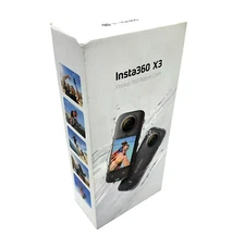 Insta360 X3 Waterproof 72MP Action Camera w/ Case & Accessories -BLACK