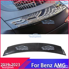 For Benz AMG GT43 GT53 2019-2023 Real Carbon Fiber Rear Trunk Lip Spoiler Wing