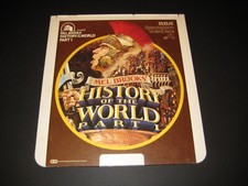 Mel Brooks' History of the World Part I. CED RCA Videodisc.