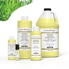 Sweet Grass Fragrance Oil for Body, Candles, Soap, Lotions, Incense, & Diffusers