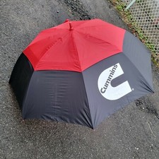 Cummins logo umbrella red/black