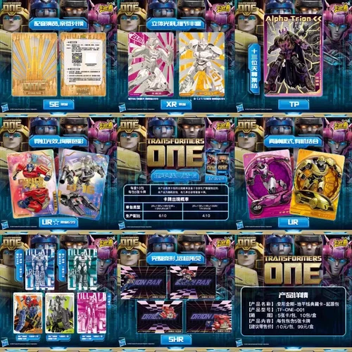 Tarjeta Coleccionable Kayou Transformers One Anime Hobby Original Sellada Caja Aleatoria EE. UU. - Imagen 4 de 10