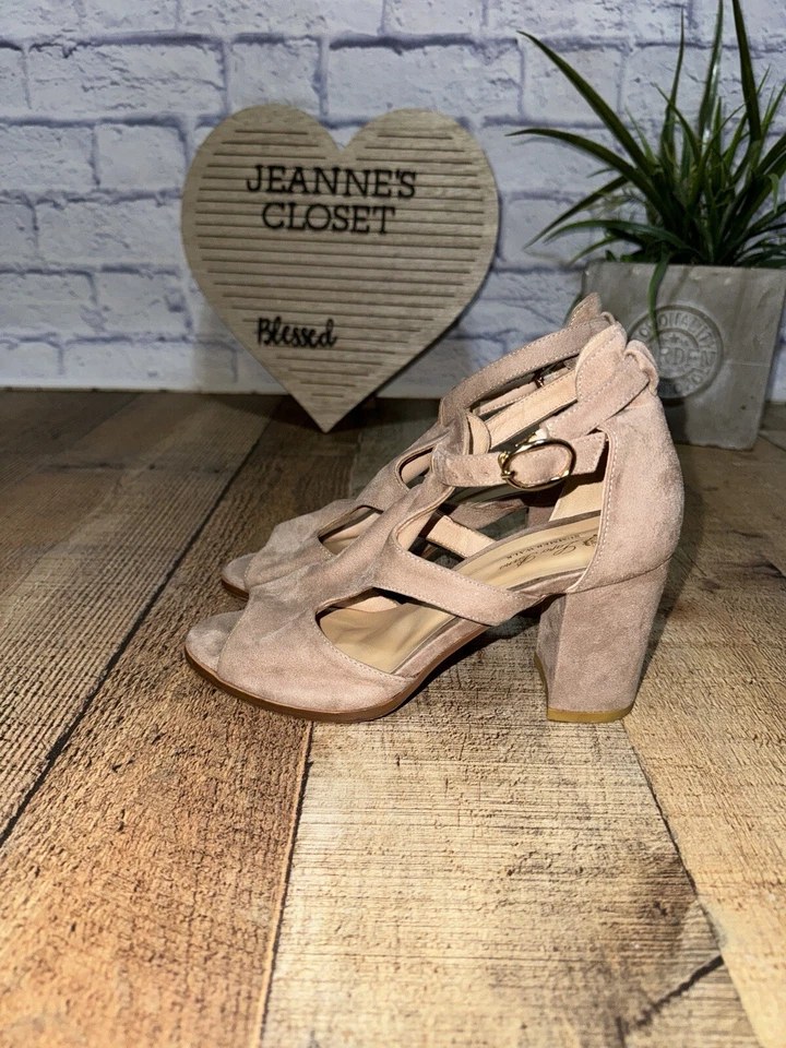 Zapatos de salón Loro Piana para mujer rosa nude talla 36 6 gamuza Foto 2 de 4