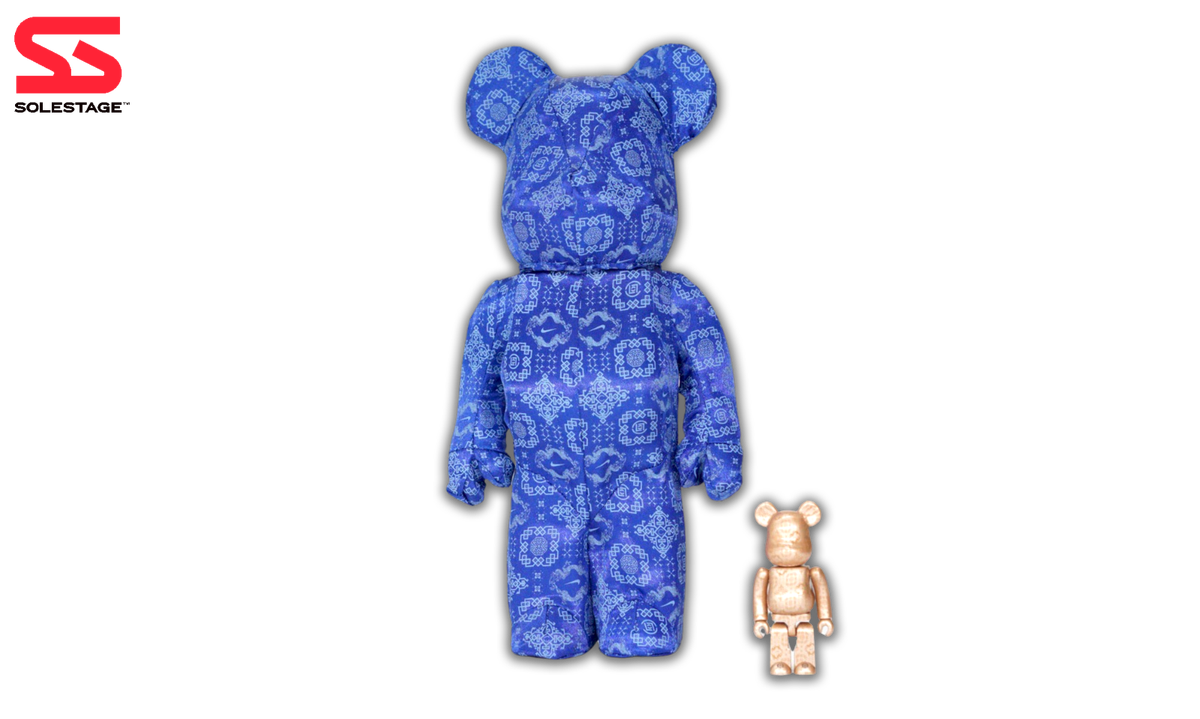 BE@RBRICK x CLOT x Nike Royale University Blue Silk Set 2020