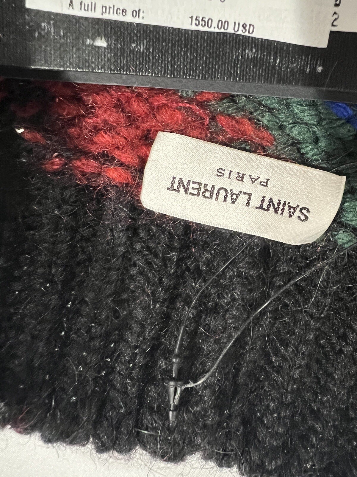 Cardigan oversize da uomo Saint Laurent. L. $1590