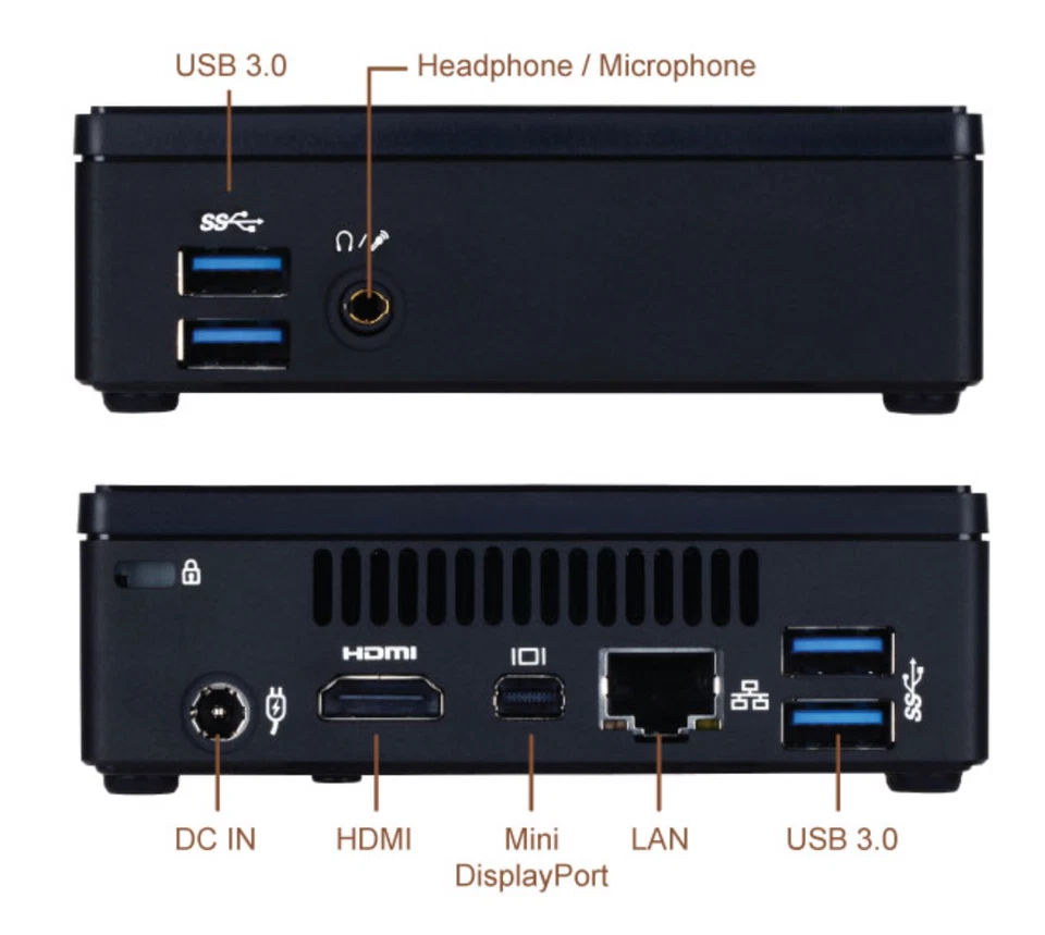 Fast Gigabyte Brix Ultra Compact PC - 16GB Ram, 256GB SSD / Windows 7 Ultimate - Image 4 of 4