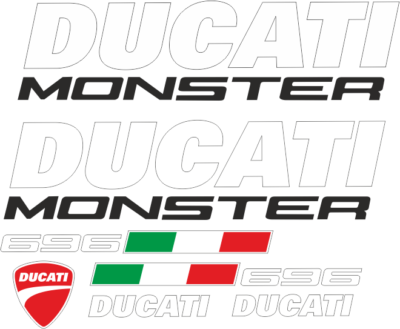 Kit compatible with Ducati monster 696 DECALS stickers compatible