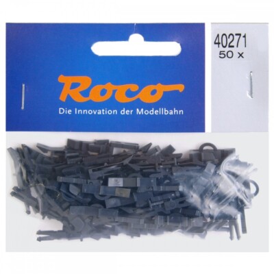 Roco 40271 Short Hooks, 50pc Pack (for ACME RIVAROSSI LIMA OSKAR) 1:87
