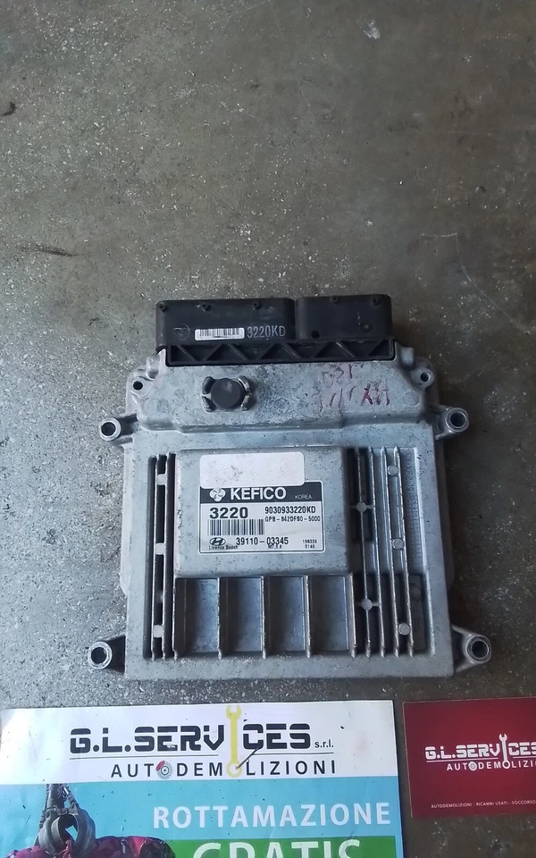 CENTRALINA MODULO MOTORE ECU HYUNDAI I20 (PB-PBT) 1.2 B 16V MAN 5M KW57 - 78 - Immagine 2 di 4