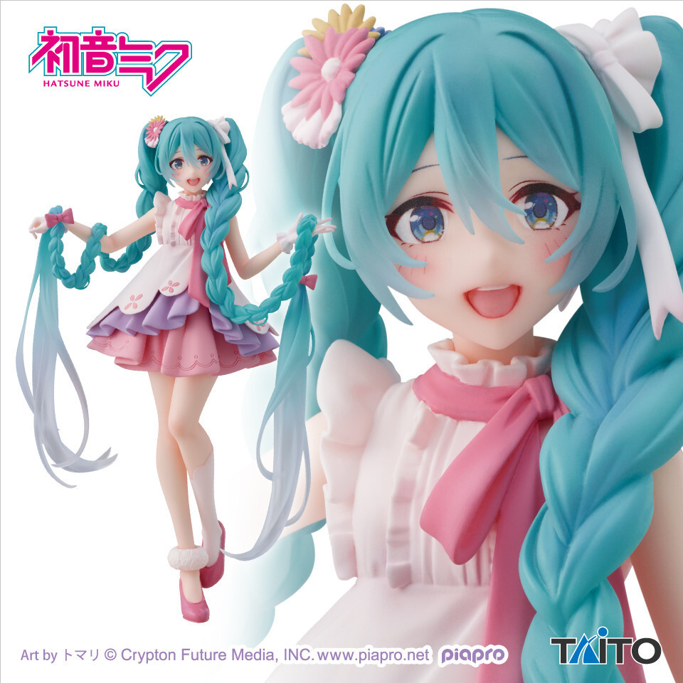 Miku Rapunzel Figure Japan Authentic Taito Hatsune Miku Wonderland