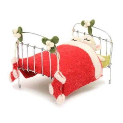 'Twas the Night Before Christmas...'Schlafende Mäuse große Dekoration von Amica Felt