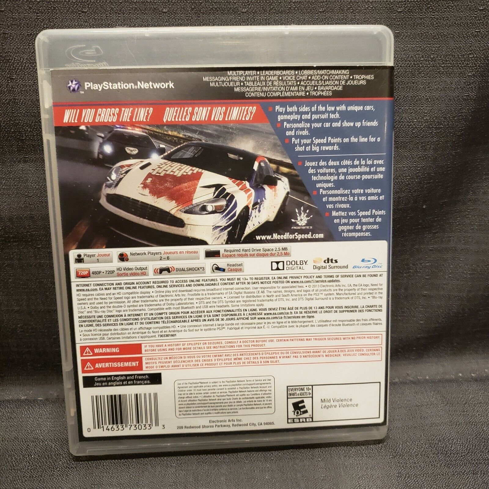 Need for Speed: Rivals (Sony PlayStation 3, 2013) PS3 Video Game  14633730333